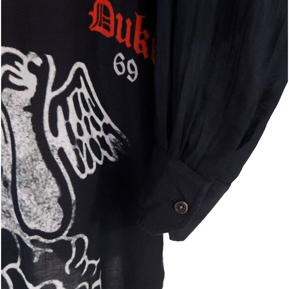 Our Legacy Angel of Wisconsin Above Shirt Size 52, US 42 Large Mens Black NWT - Picture 6 of 16